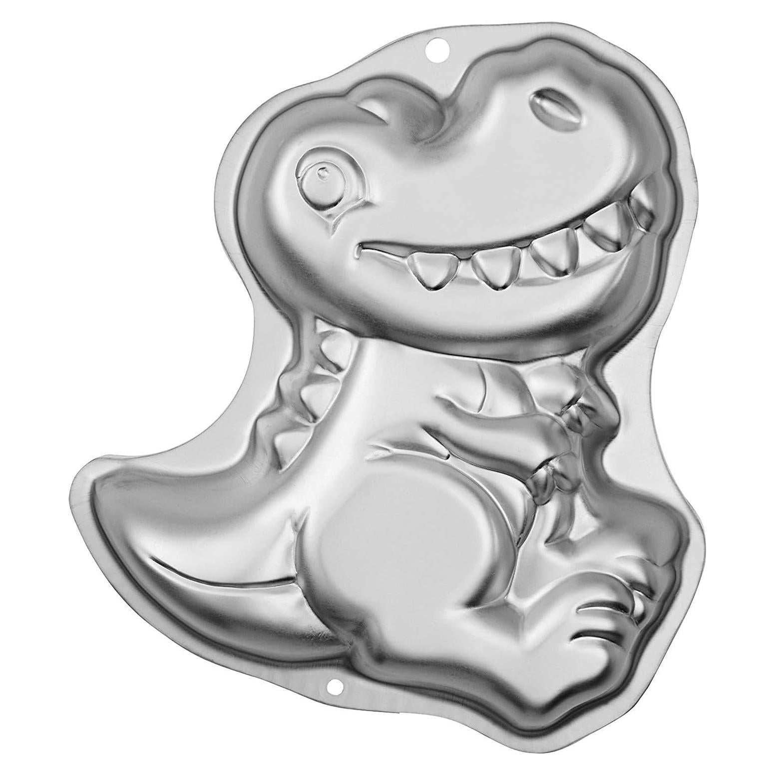 Sartén de Pastel 3D Dinosaurio Wilton 32.4x28x5 cm Aluminio