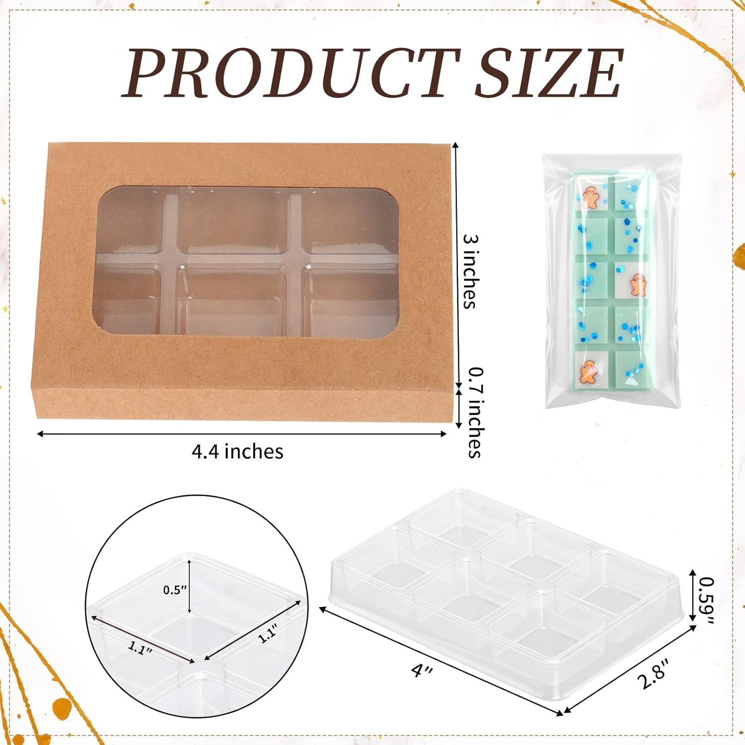 100 Cajas de Regalo para Cerillas de Cera SMAODSGN 10.16x7.11cm