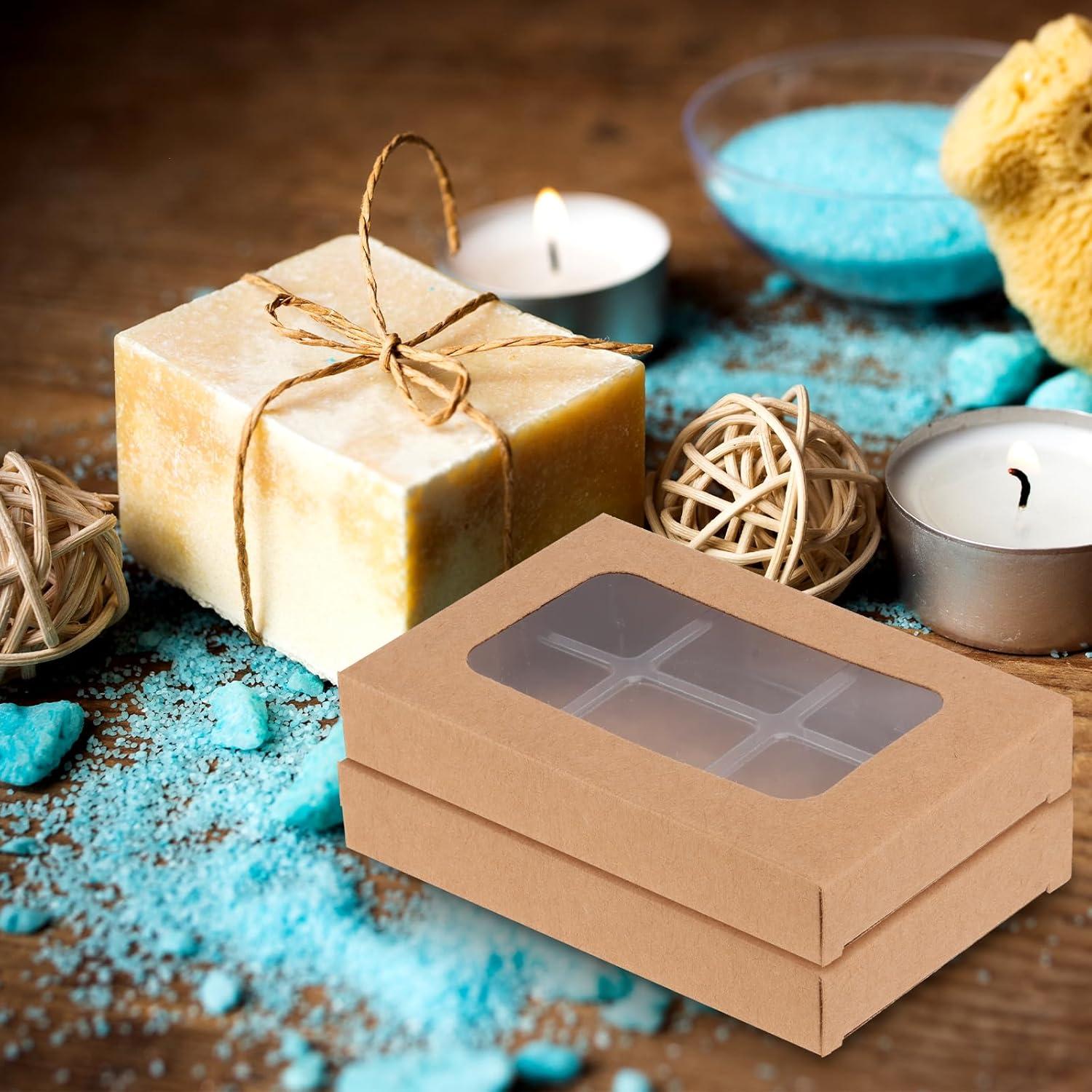 100 Cajas de Regalo para Cerillas de Cera SMAODSGN 10.16x7.11cm