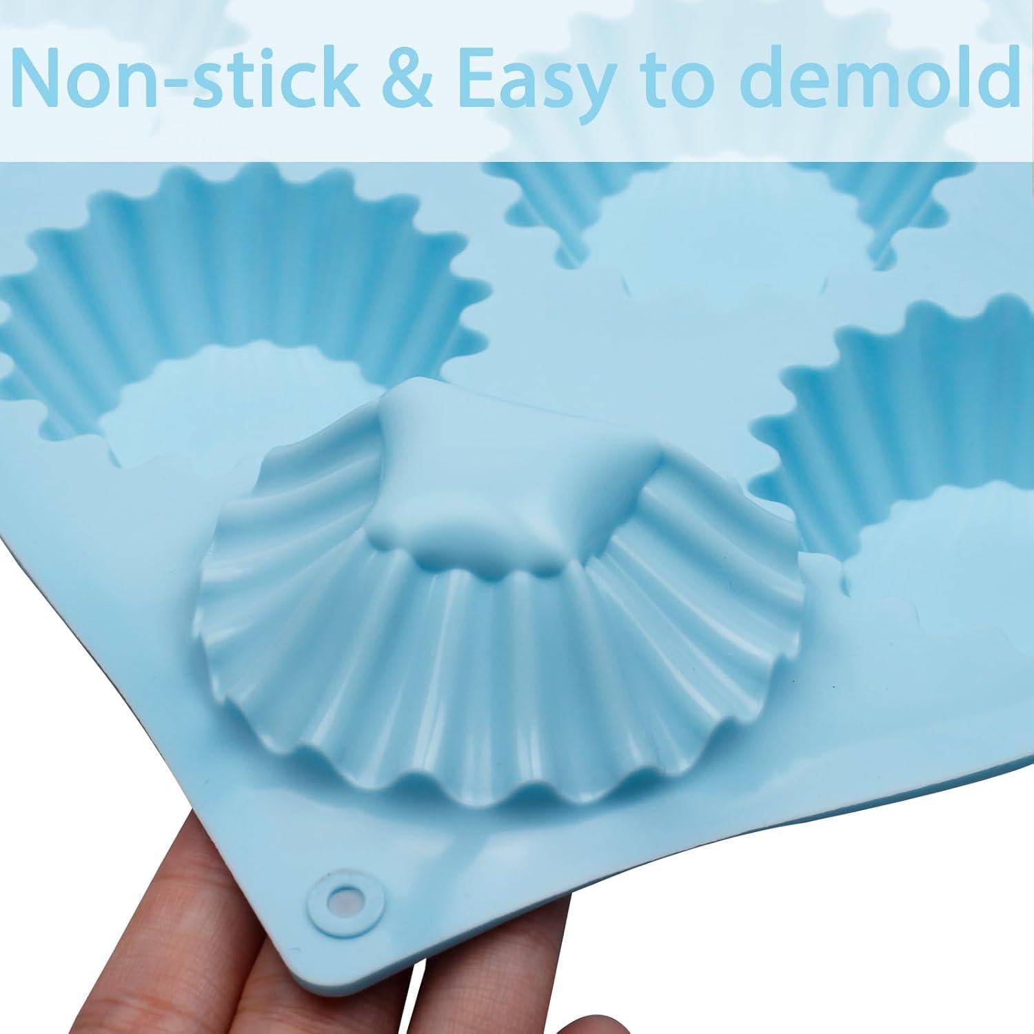 Moldes de Silicona Fchil para Tazas de Mantequilla de Maní - 3 Piezas