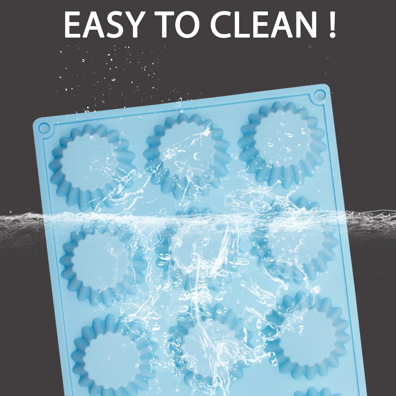 Moldes de Silicona Fchil para Tazas de Mantequilla de Maní - 3 Piezas