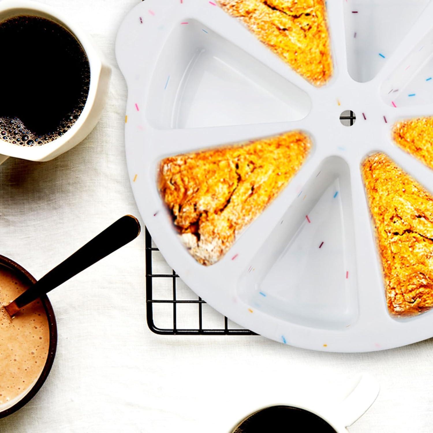 Sartén de Silicona para Scones SHEbaking 8 Ranuras Antiadherente