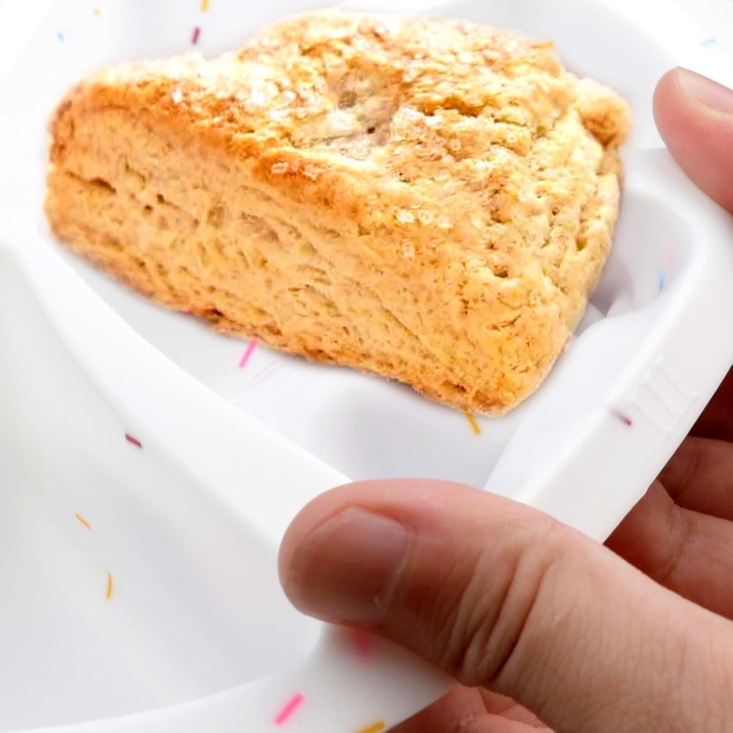 Sartén de Silicona para Scones SHEbaking 8 Ranuras Antiadherente