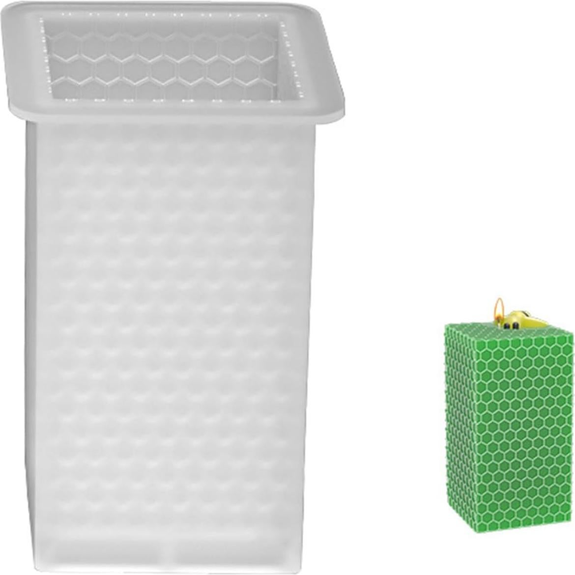Molde de Silicona para Vela Panal 3D NUEAYMS 10x5x3cm