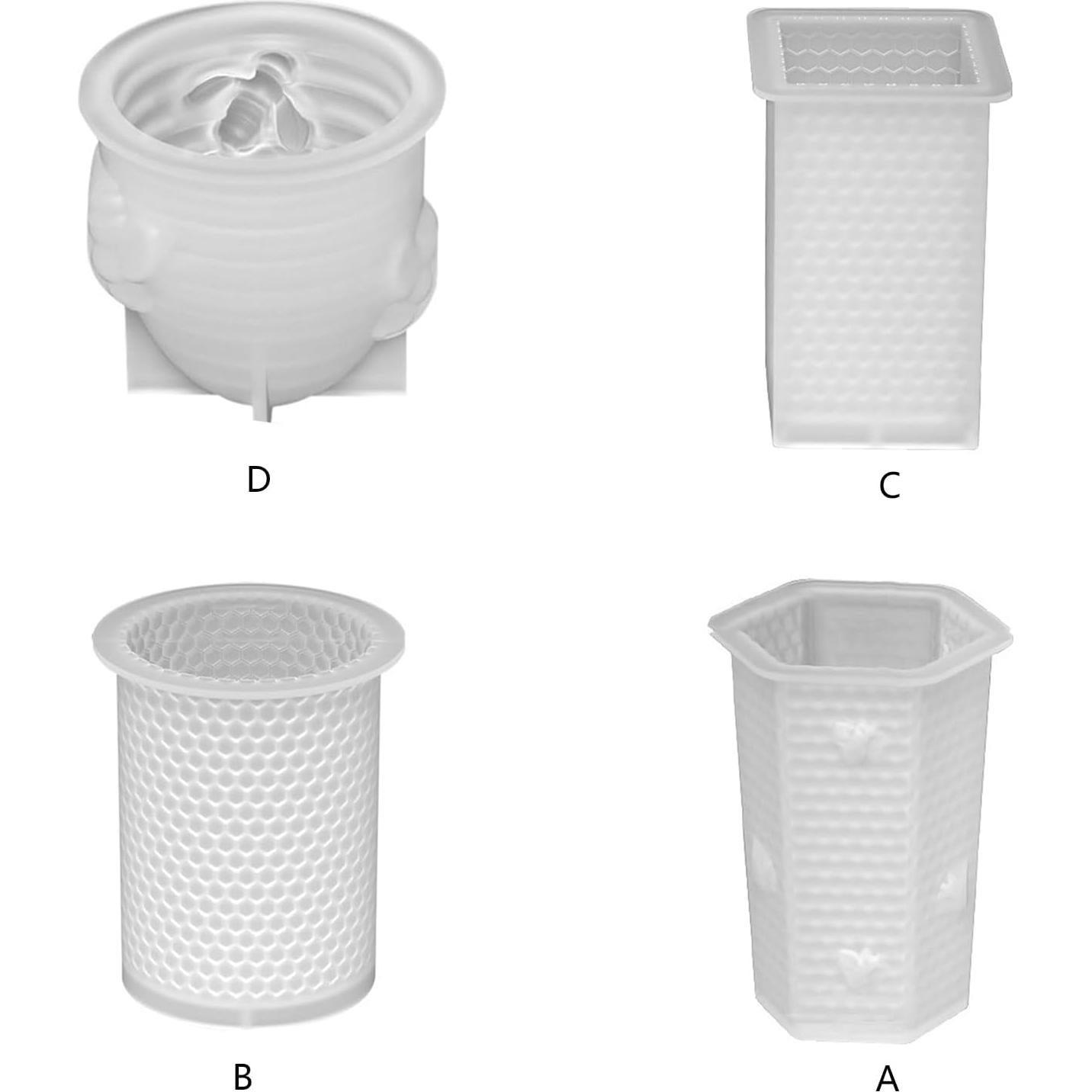 Molde de Silicona para Vela Panal 3D NUEAYMS 10x5x3cm