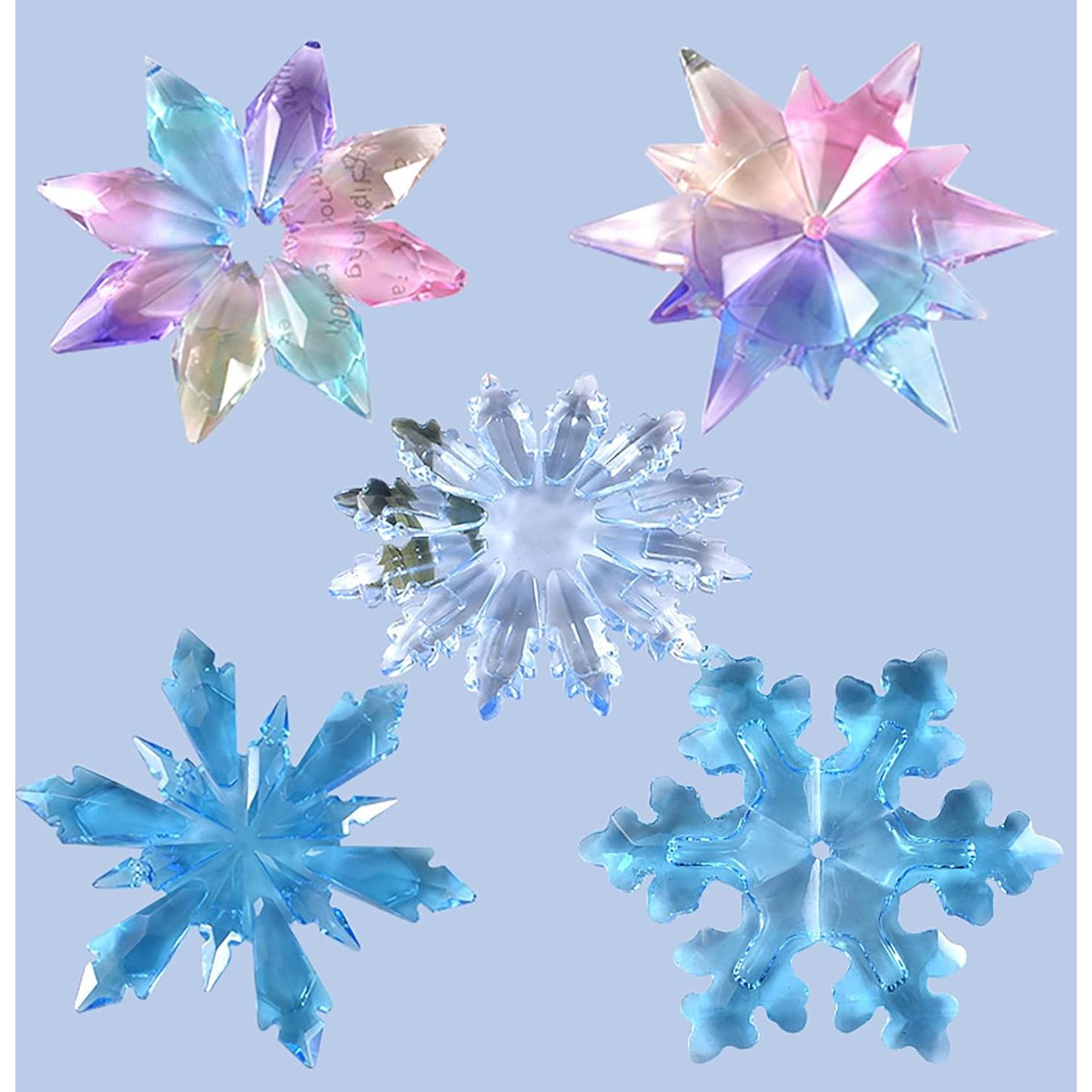 Paquete de 5 Moldes de Silicona ESEDAGE para Resina y Velas