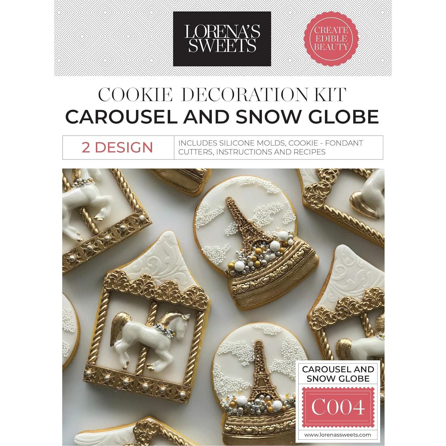 Kit de Decoración de Galletas Lorena Carousel - 5 Cortadores