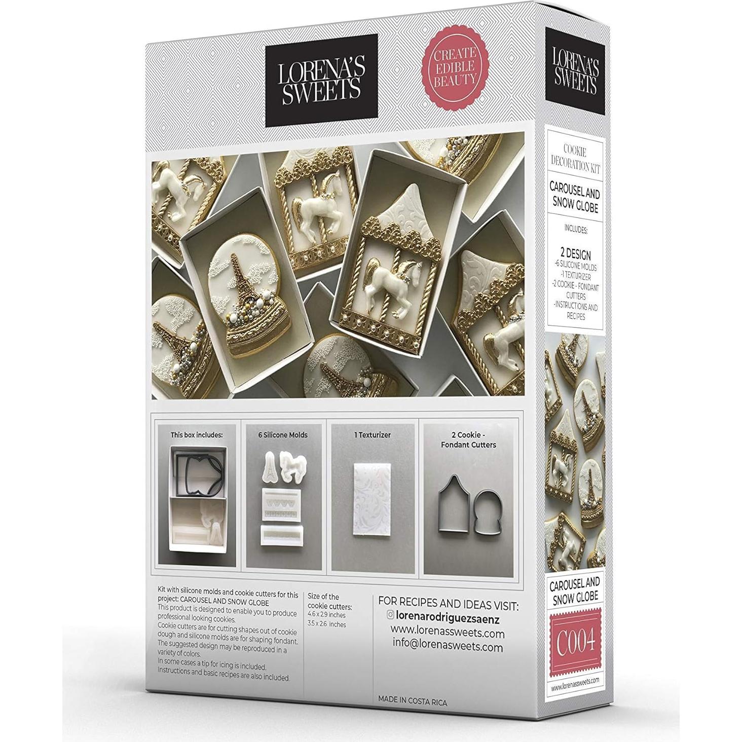 Kit de Decoración de Galletas Lorena Carousel - 5 Cortadores