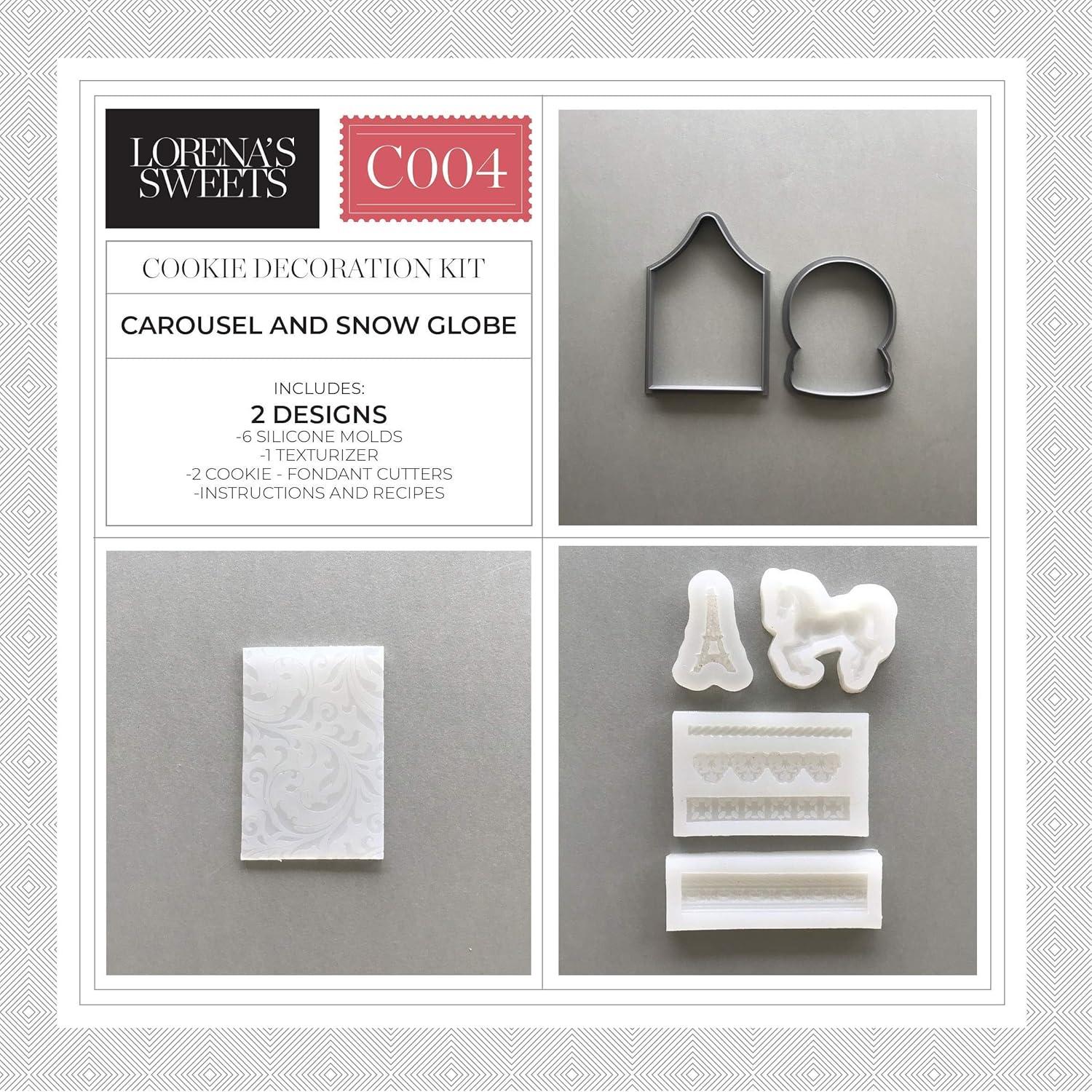 Kit de Decoración de Galletas Lorena Carousel - 5 Cortadores