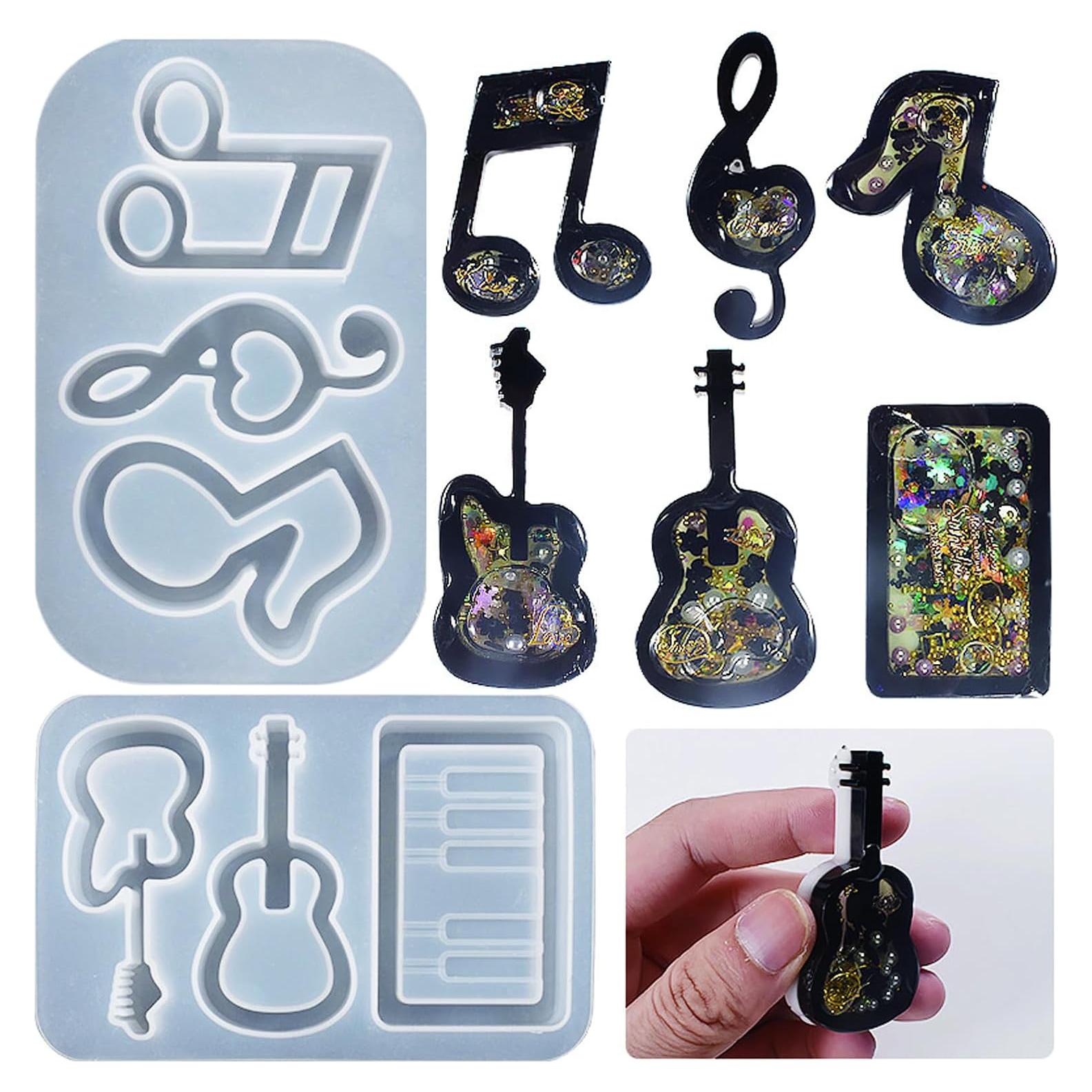 Moldes de Silicona para Resina Mulukaya 2 Pcs 10x7cm