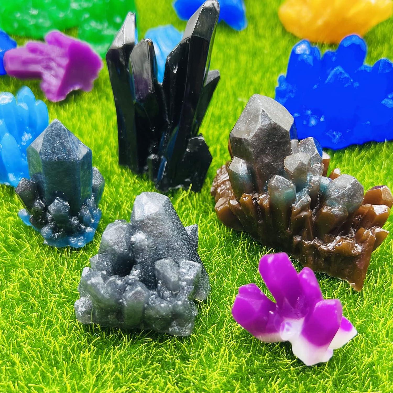 Woohome 18 PCS Moldes de Silicona para Resina Cristal