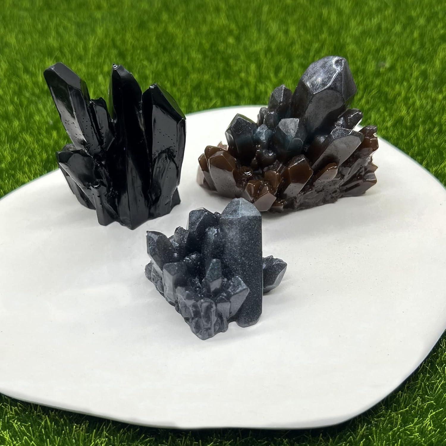 Woohome 18 PCS Moldes de Silicona para Resina Cristal