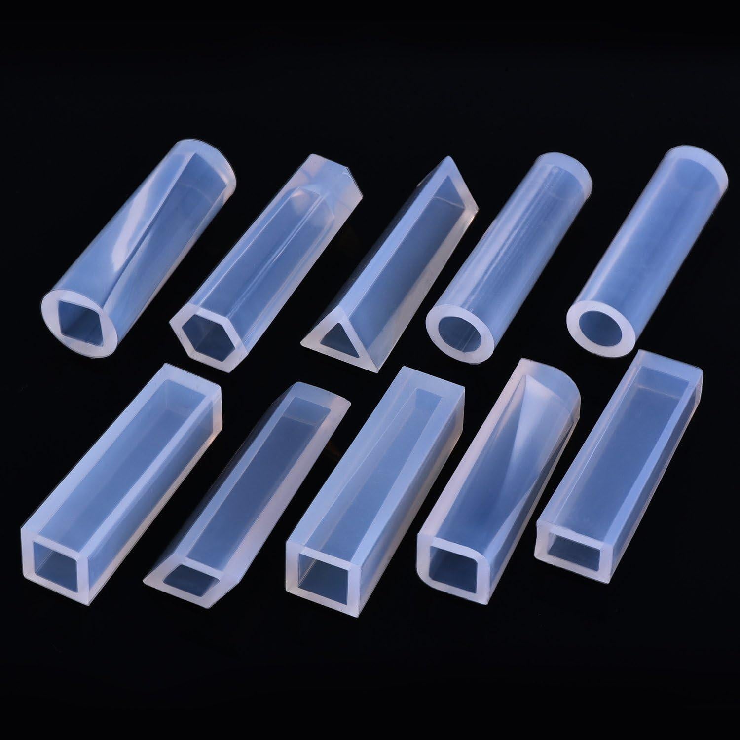 Moldes de Resina Silicona TecUnite 15 Piezas para Joyería DIY