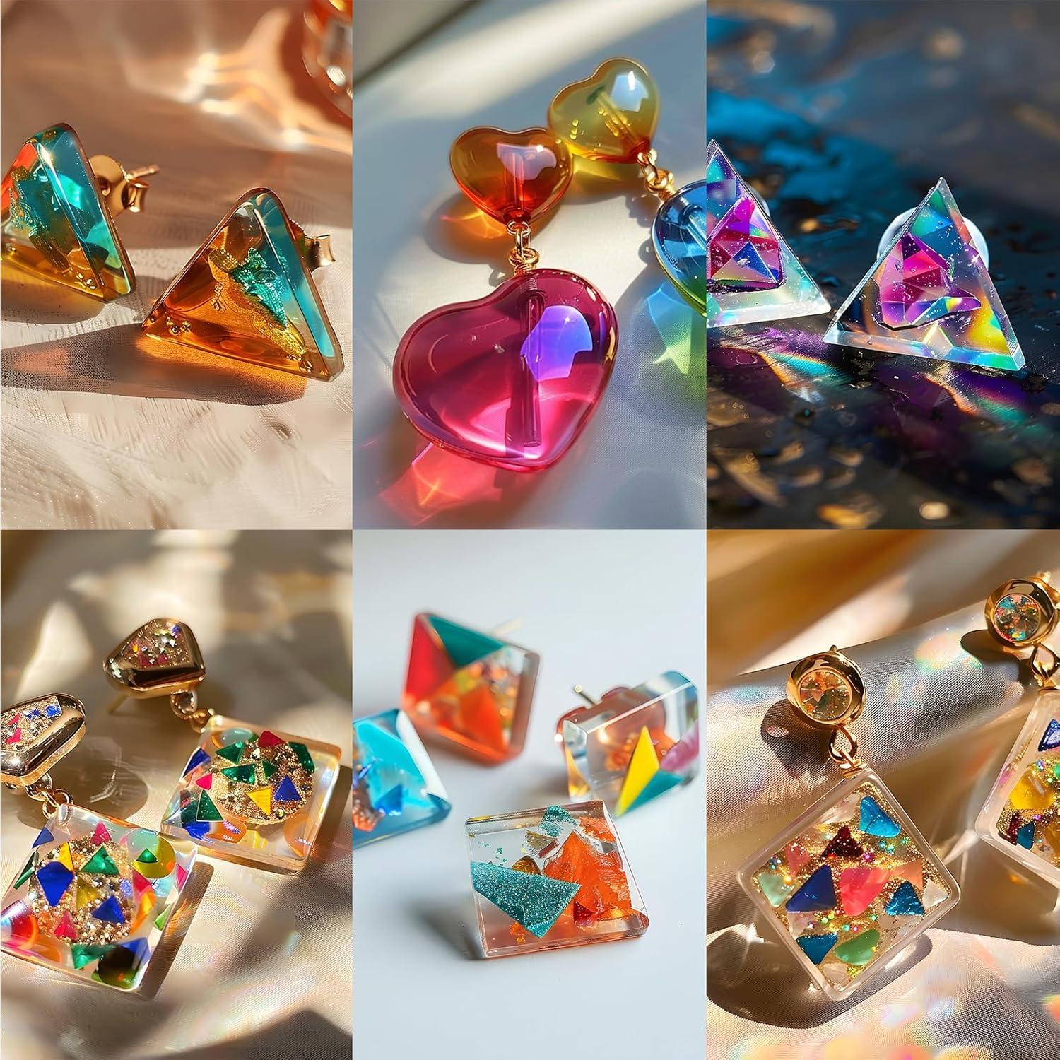 Juego de Moldes de Silicona para Joyería - 372 Cavidades