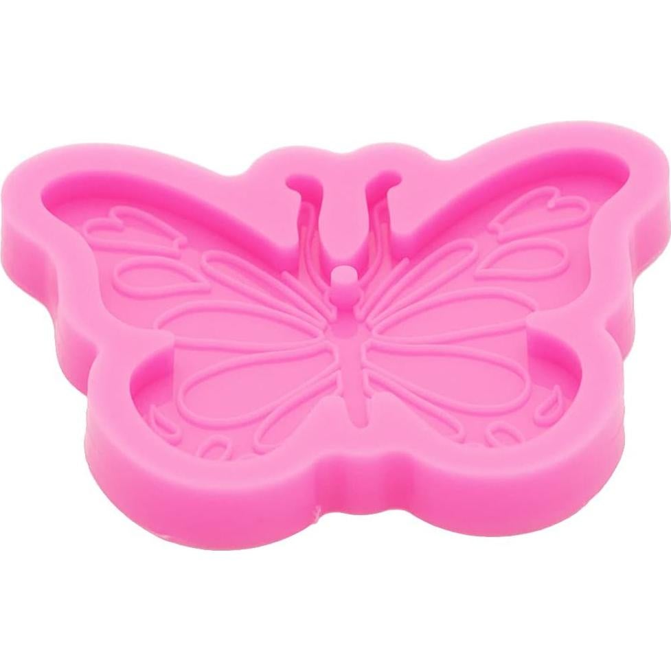 Molde de Silicona Mariposa Alas de Ángel para Llavero DIY