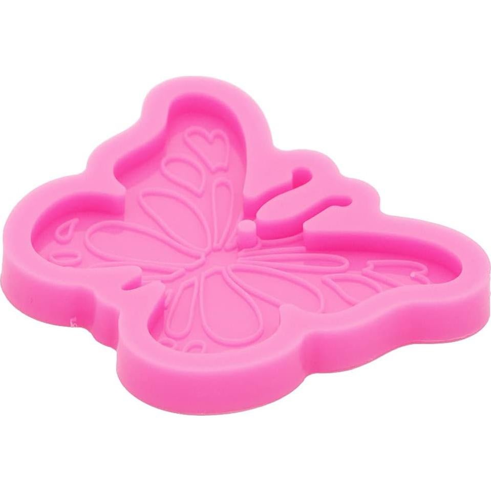 Molde de Silicona Mariposa Alas de Ángel para Llavero DIY