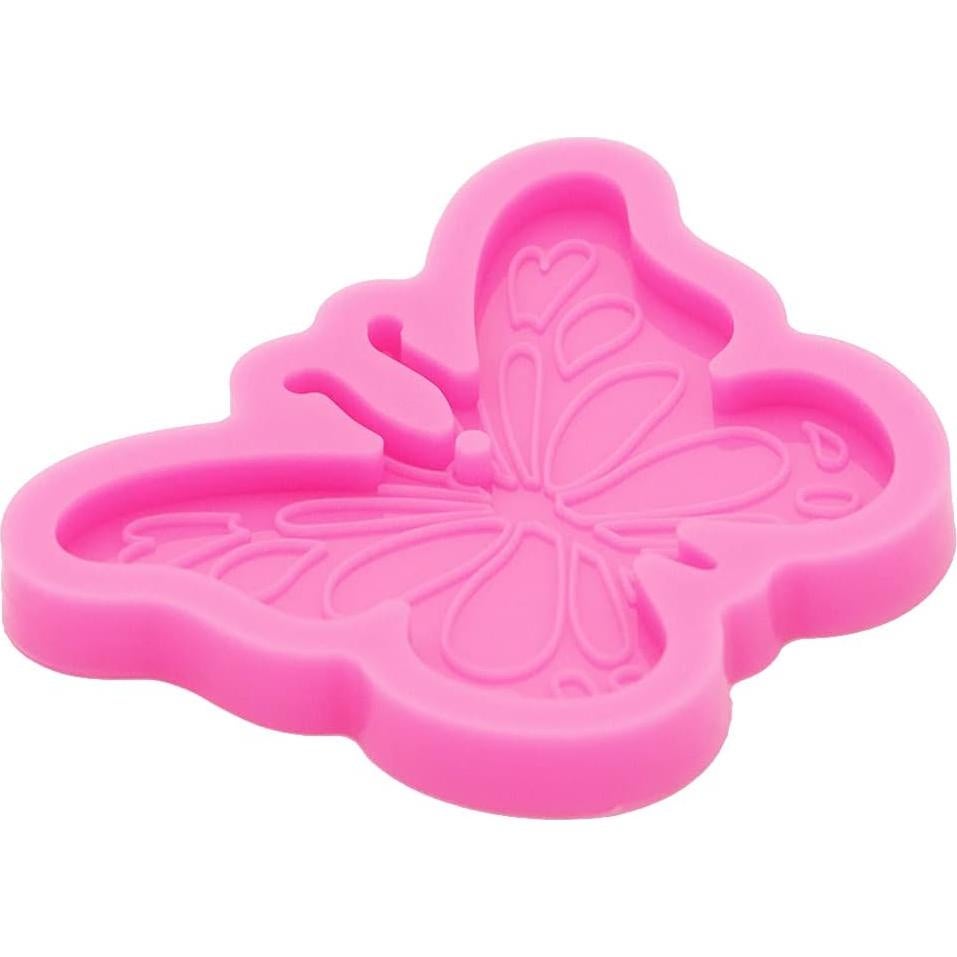 Molde de Silicona Mariposa Alas de Ángel para Llavero DIY