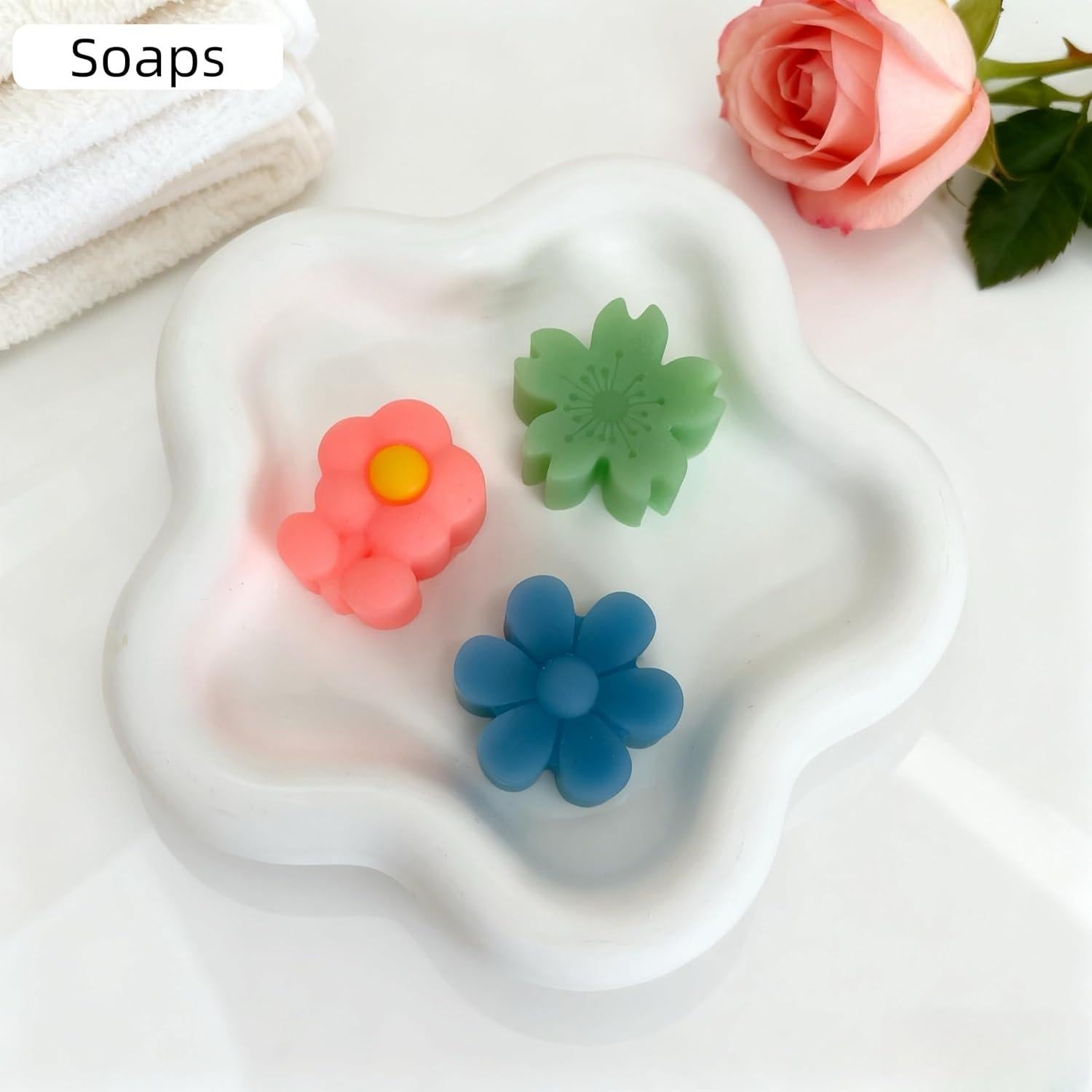 Moldes de Silicona Sofliym para Chocolates y Caramelos 12 Cavidades