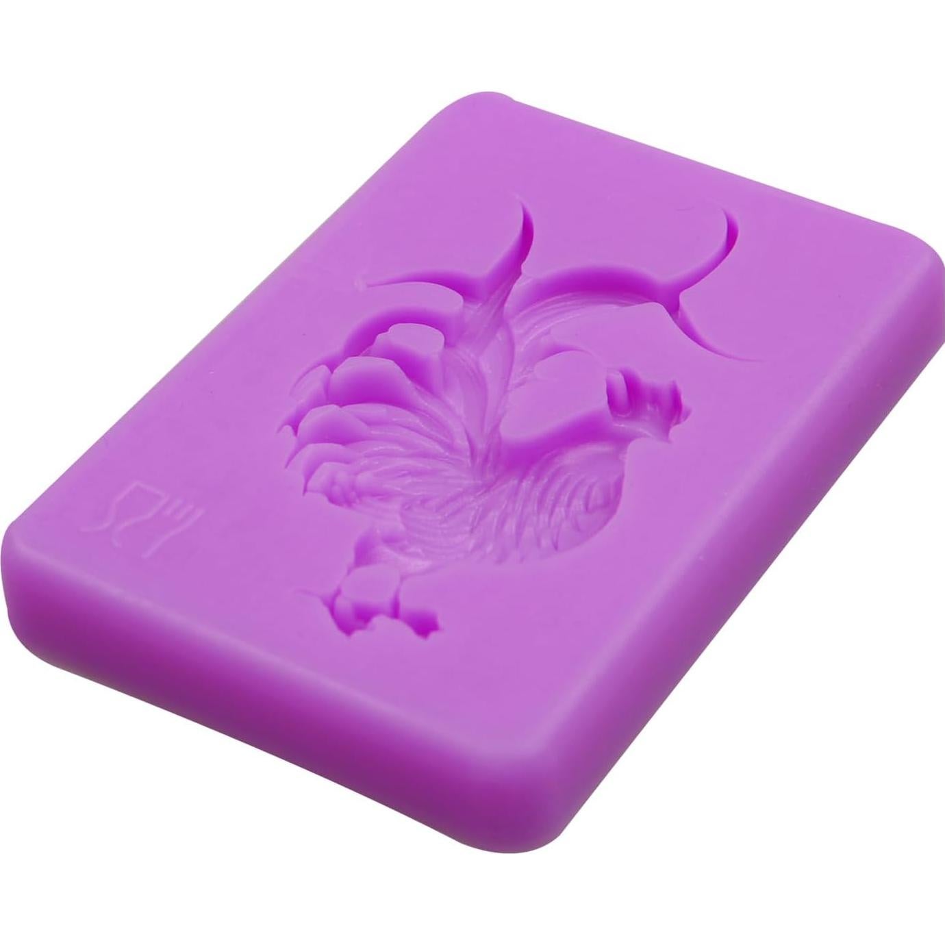 Molde de Silicona para Fondant Gallo Infovox 9.3x6.7cm