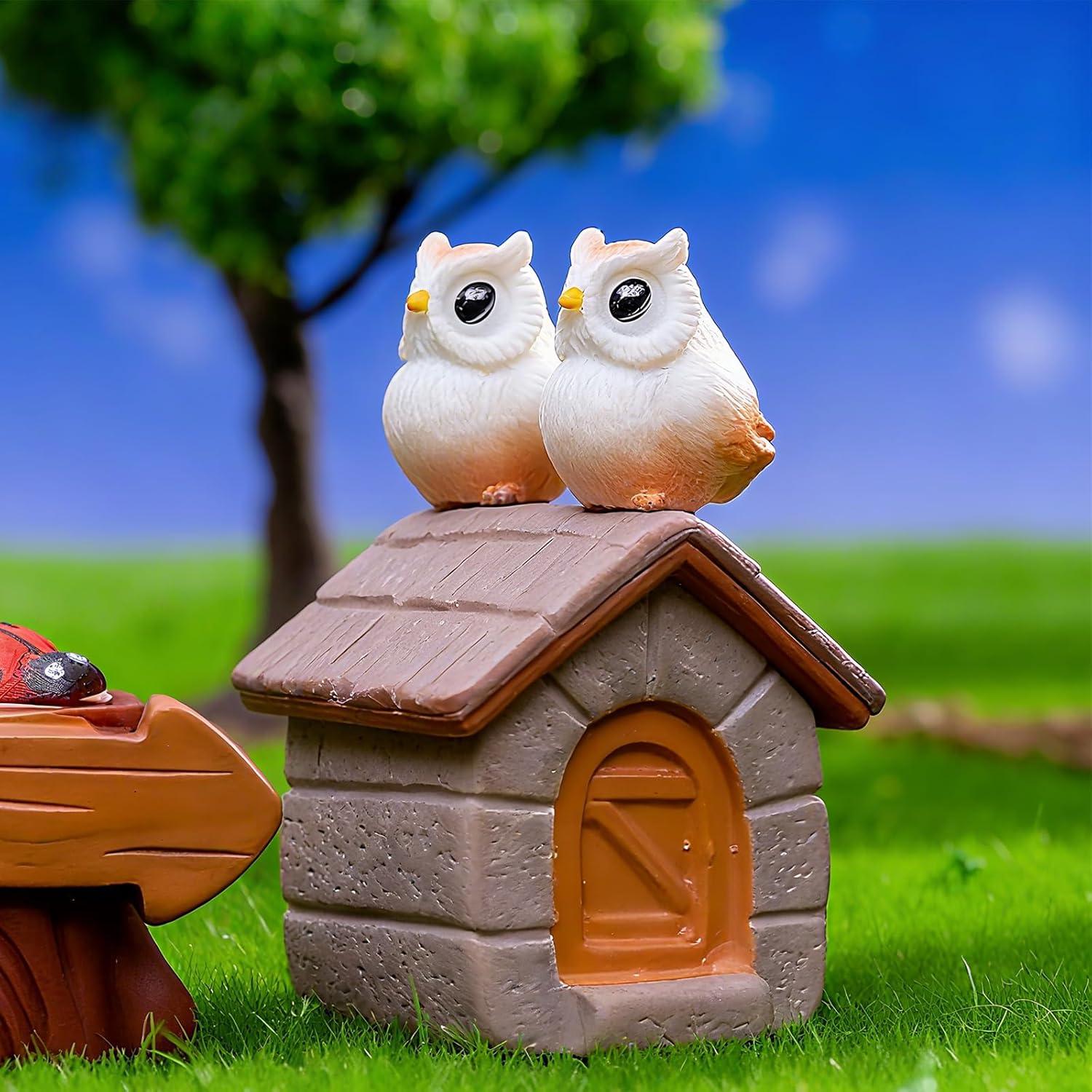 Paquete de 2 Moldes de Resina Klfoho Búho Mini 3D Silicona