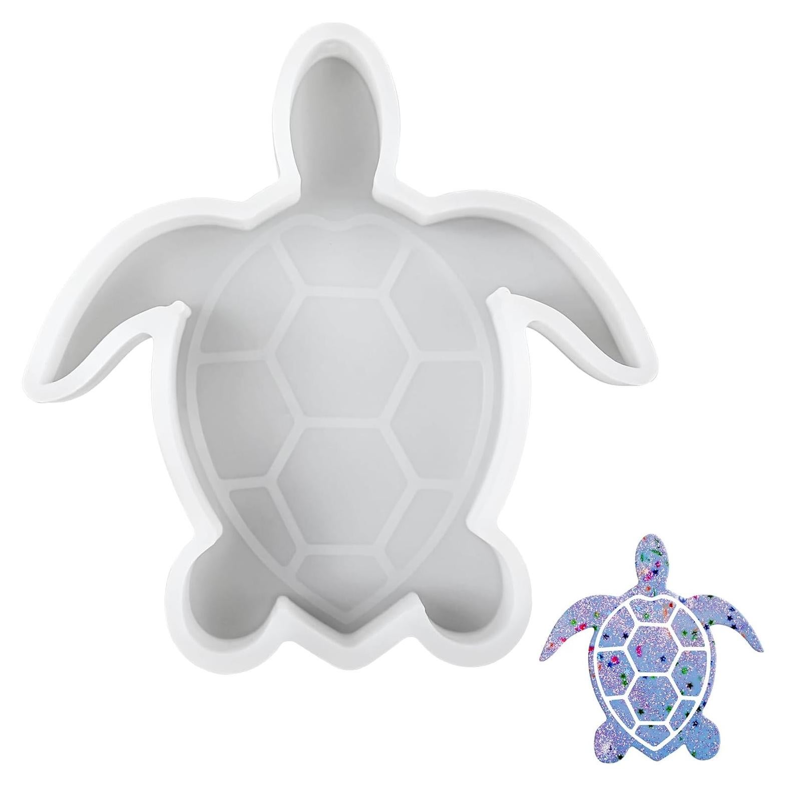 Molde de Silicona Tortuga Marina Xthrotsenk para Freshies