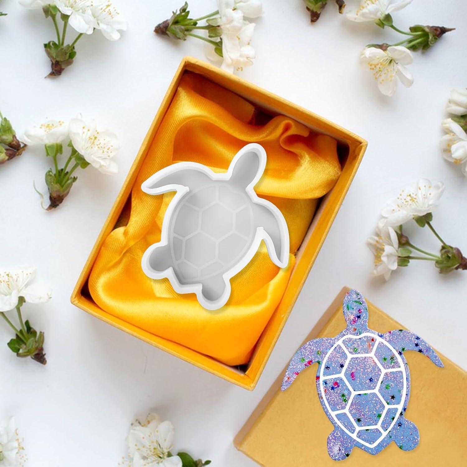 Molde de Silicona Tortuga Marina Xthrotsenk para Freshies