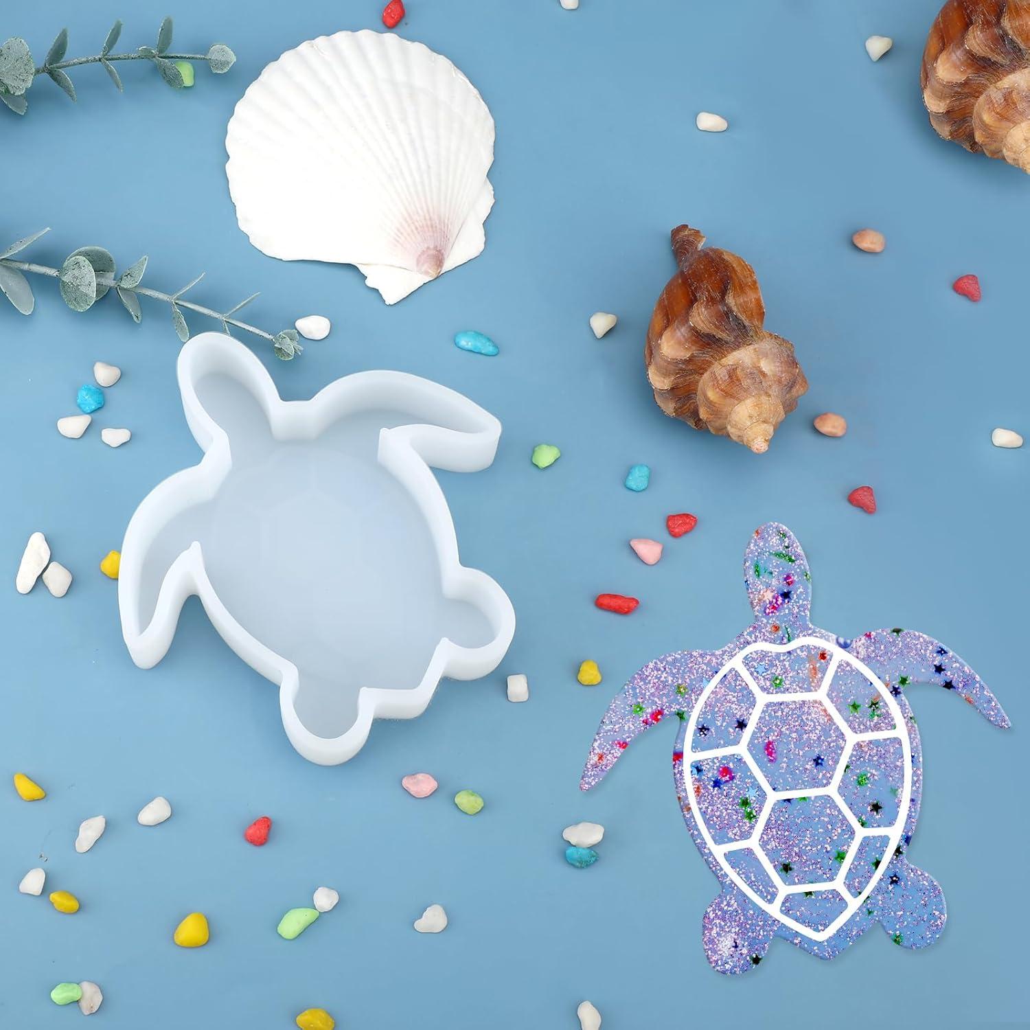 Molde de Silicona Tortuga Marina Xthrotsenk para Freshies