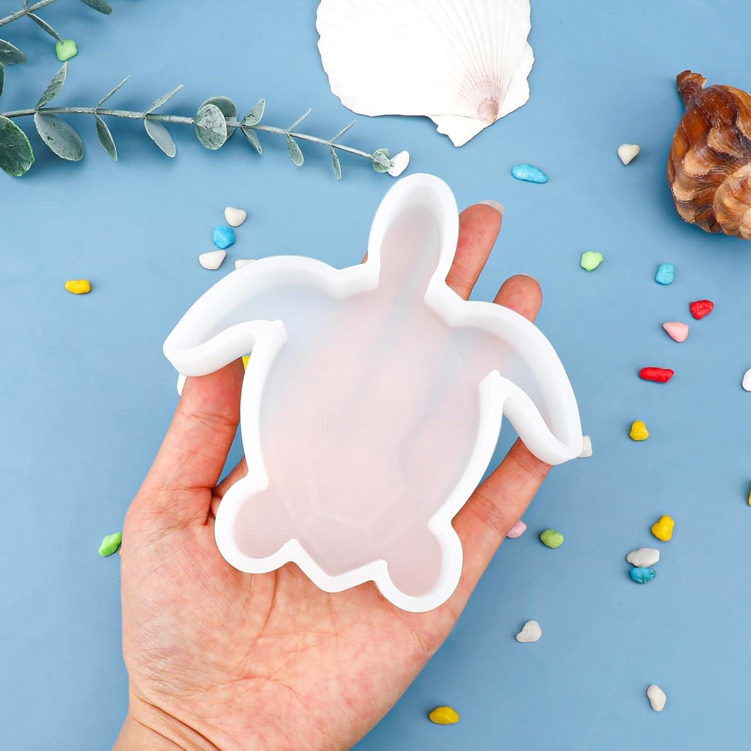 Molde de Silicona Tortuga Marina Xthrotsenk para Freshies