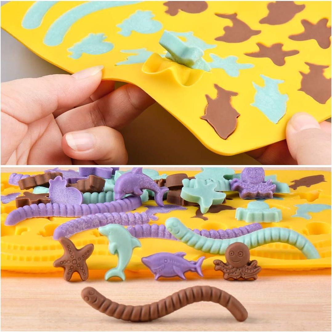 Molde de Silicona para Caramelos CAKETIME - Set de 4 Animales