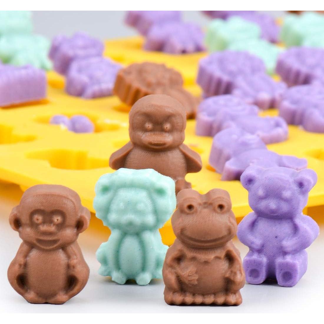 Molde de Silicona para Caramelos CAKETIME - Set de 4 Animales