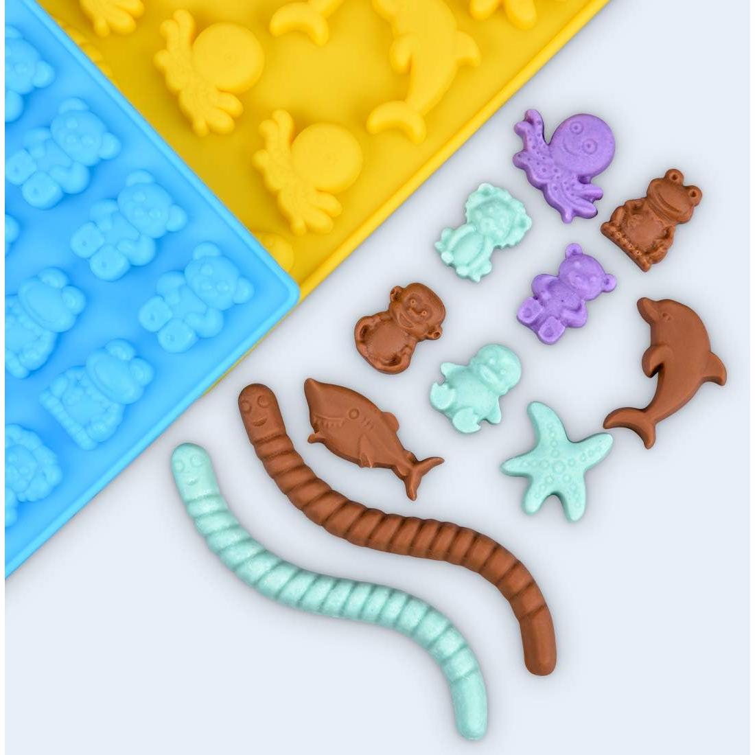 Molde de Silicona para Caramelos CAKETIME - Set de 4 Animales