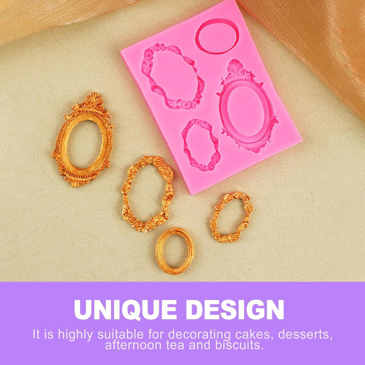 Moldes de Fondant ZeriLion Rosa para Decoración de Pasteles