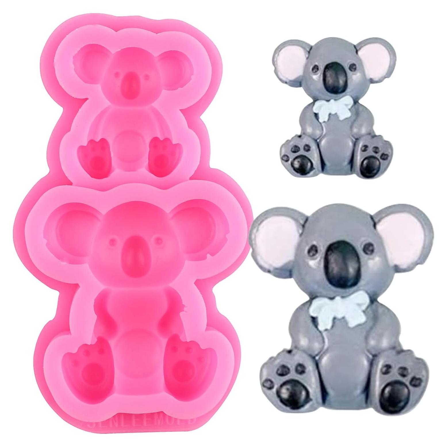 Molde de Silicona para Fondant Koala YIHUOMOLDS 10.5x6.1cm