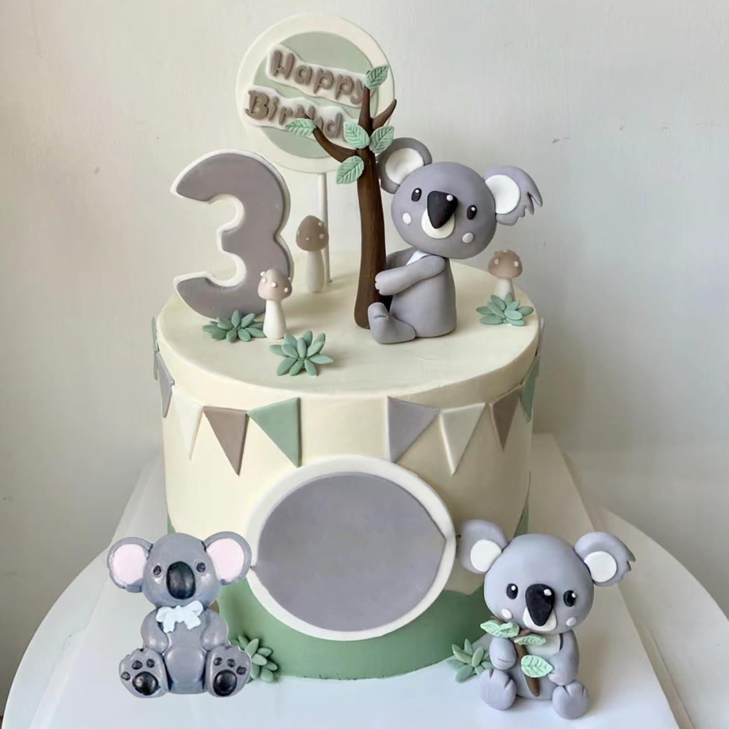 Molde de Silicona para Fondant Koala YIHUOMOLDS 10.5x6.1cm