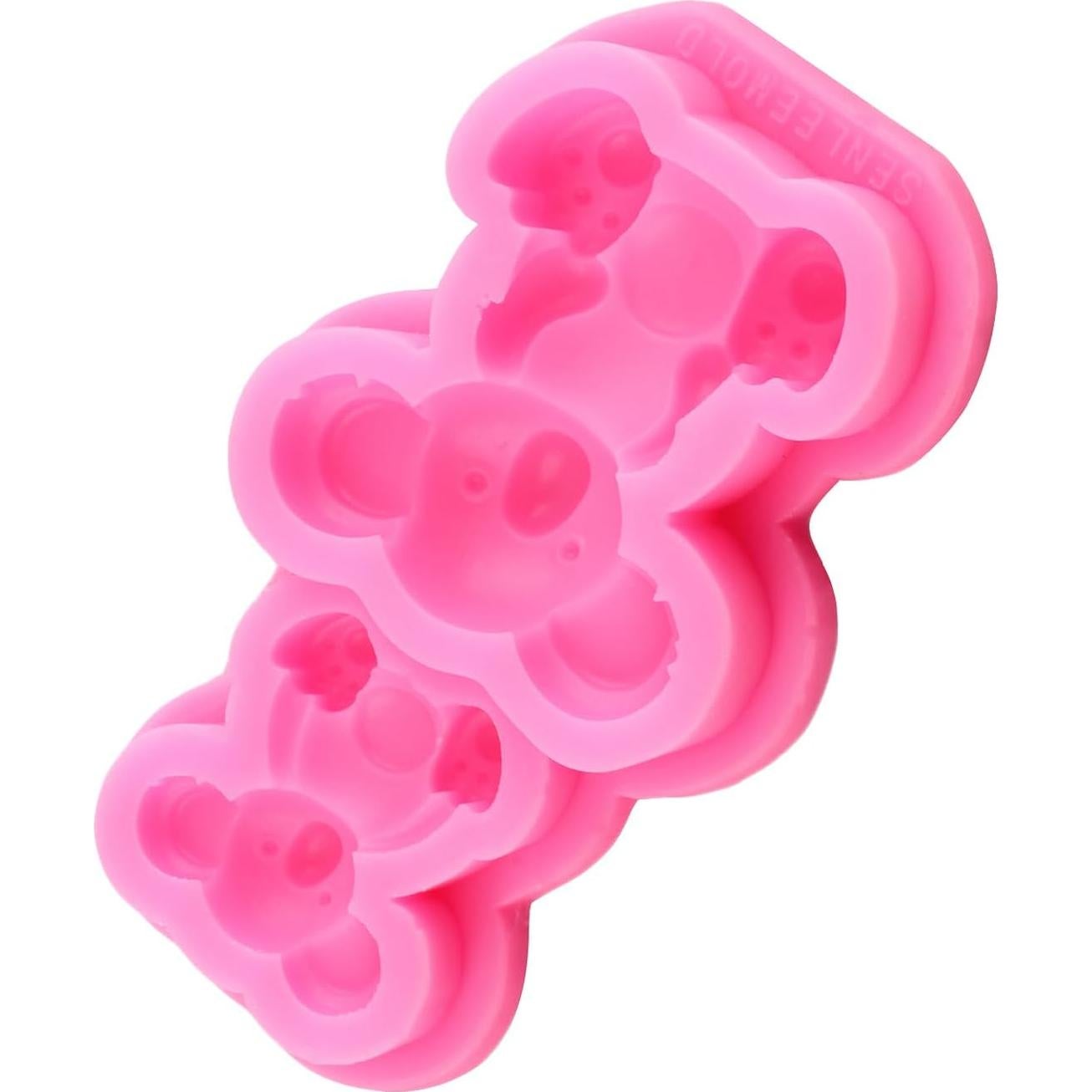 Molde de Silicona para Fondant Koala YIHUOMOLDS 10.5x6.1cm