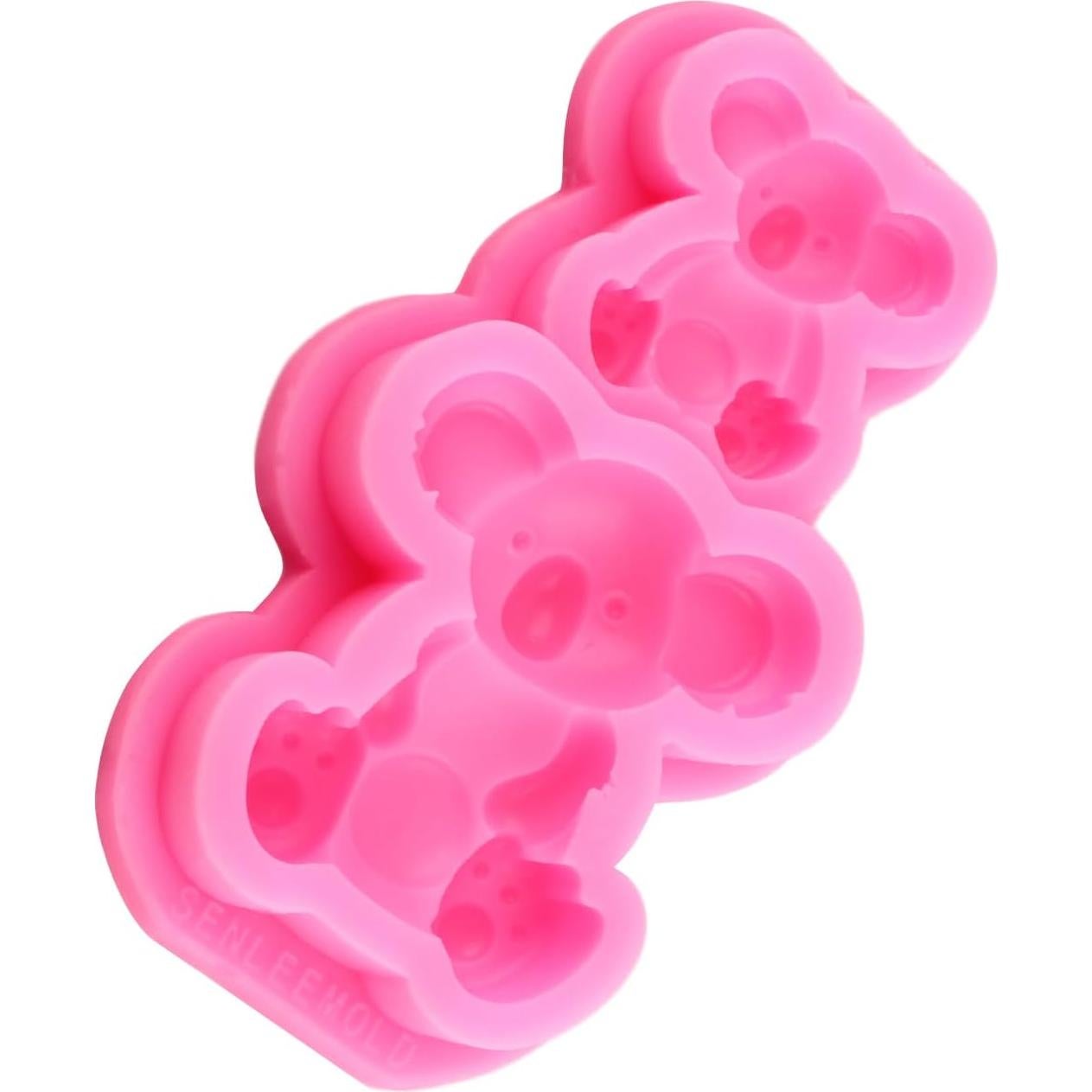 Molde de Silicona para Fondant Koala YIHUOMOLDS 10.5x6.1cm