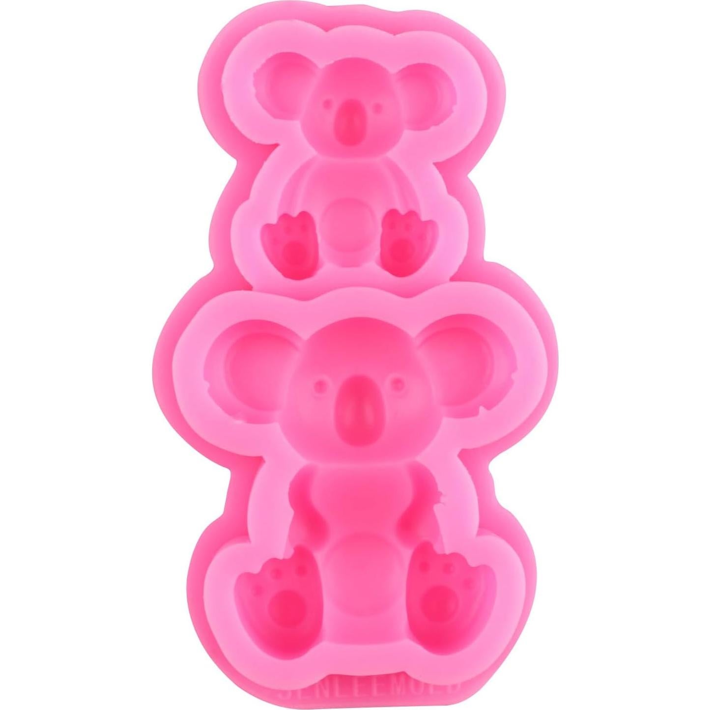 Molde de Silicona para Fondant Koala YIHUOMOLDS 10.5x6.1cm