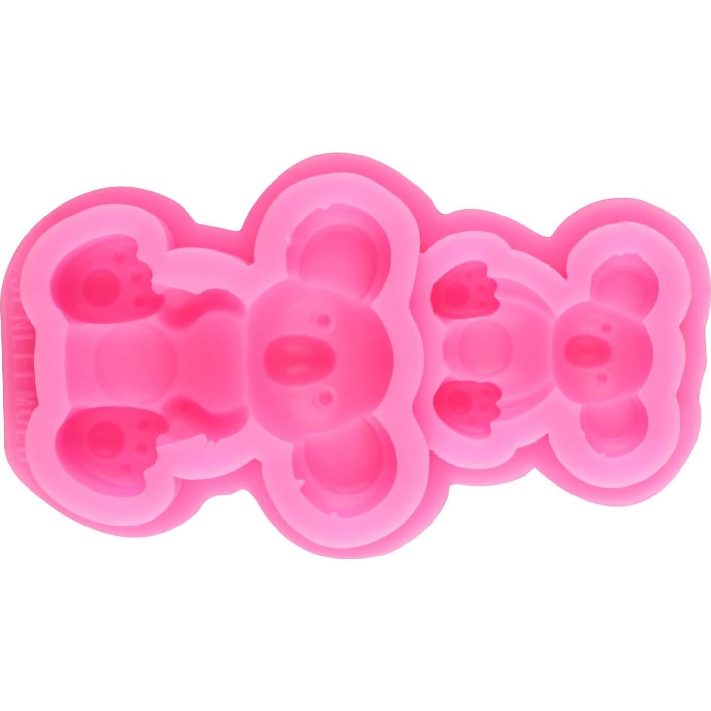 Molde de Silicona para Fondant Koala YIHUOMOLDS 10.5x6.1cm