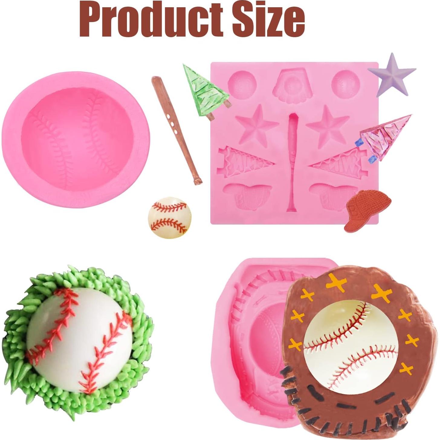 Moldes de Silicona para Chocolate y Fondant YWZBOMOLDRM - 3 Pcs