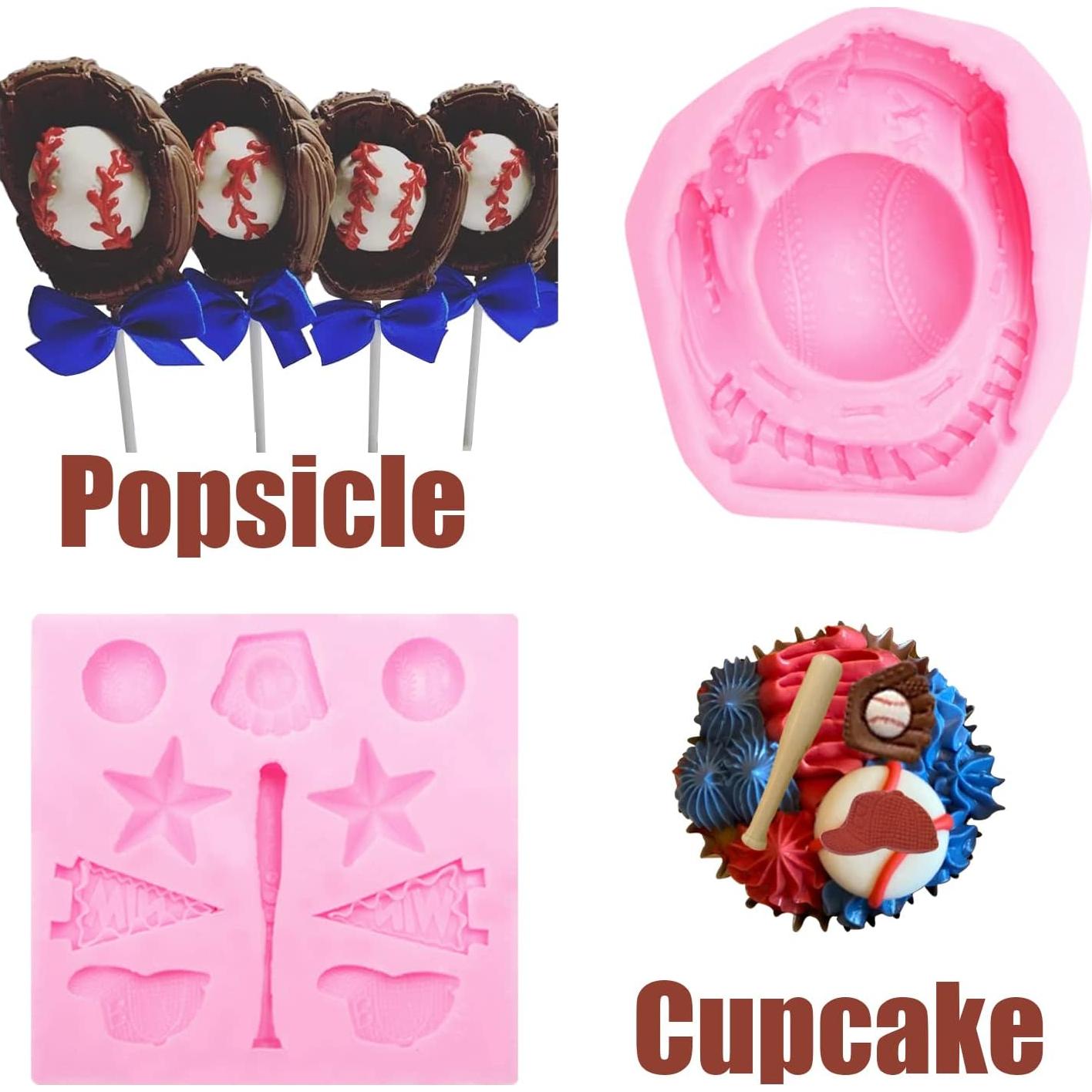 Moldes de Silicona para Chocolate y Fondant YWZBOMOLDRM - 3 Pcs