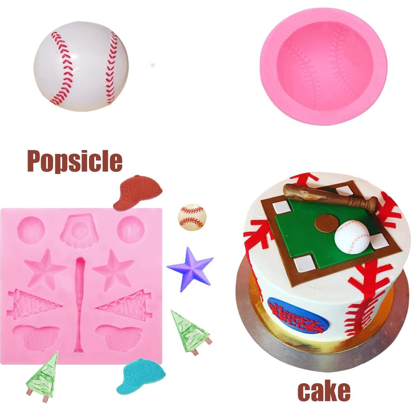 Moldes de Silicona para Chocolate y Fondant YWZBOMOLDRM - 3 Pcs