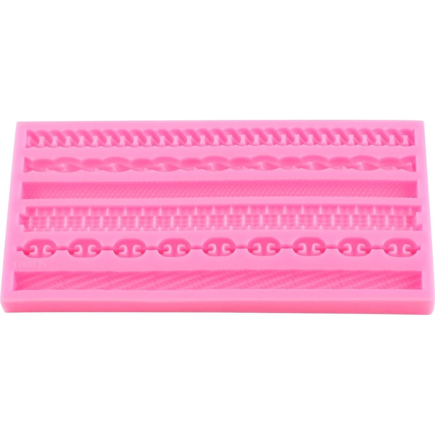 Molde de Silicona para Fondant de Cadena XMOLDNMS 8.06x7.29cm