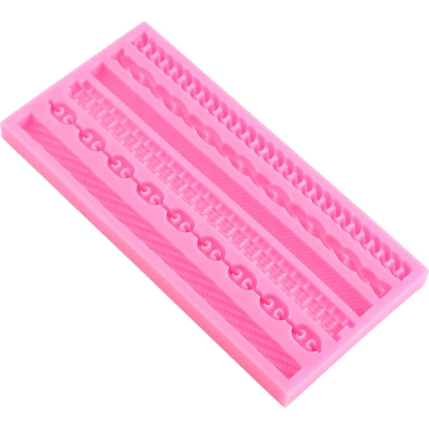 Molde de Silicona para Fondant de Cadena XMOLDNMS 8.06x7.29cm