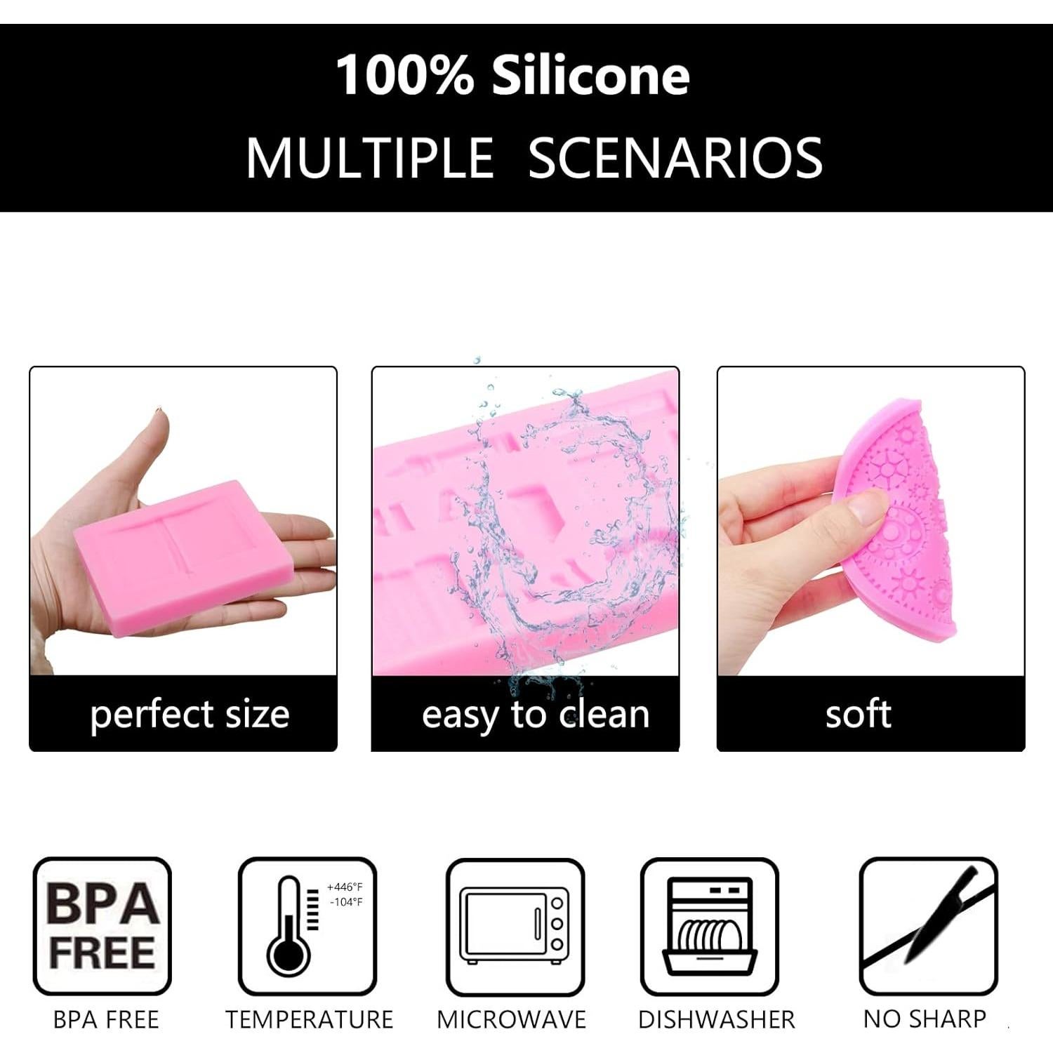 Moldes de Silicona para Fondant Regreso a Clases Xcake Lcook 4 Pcs