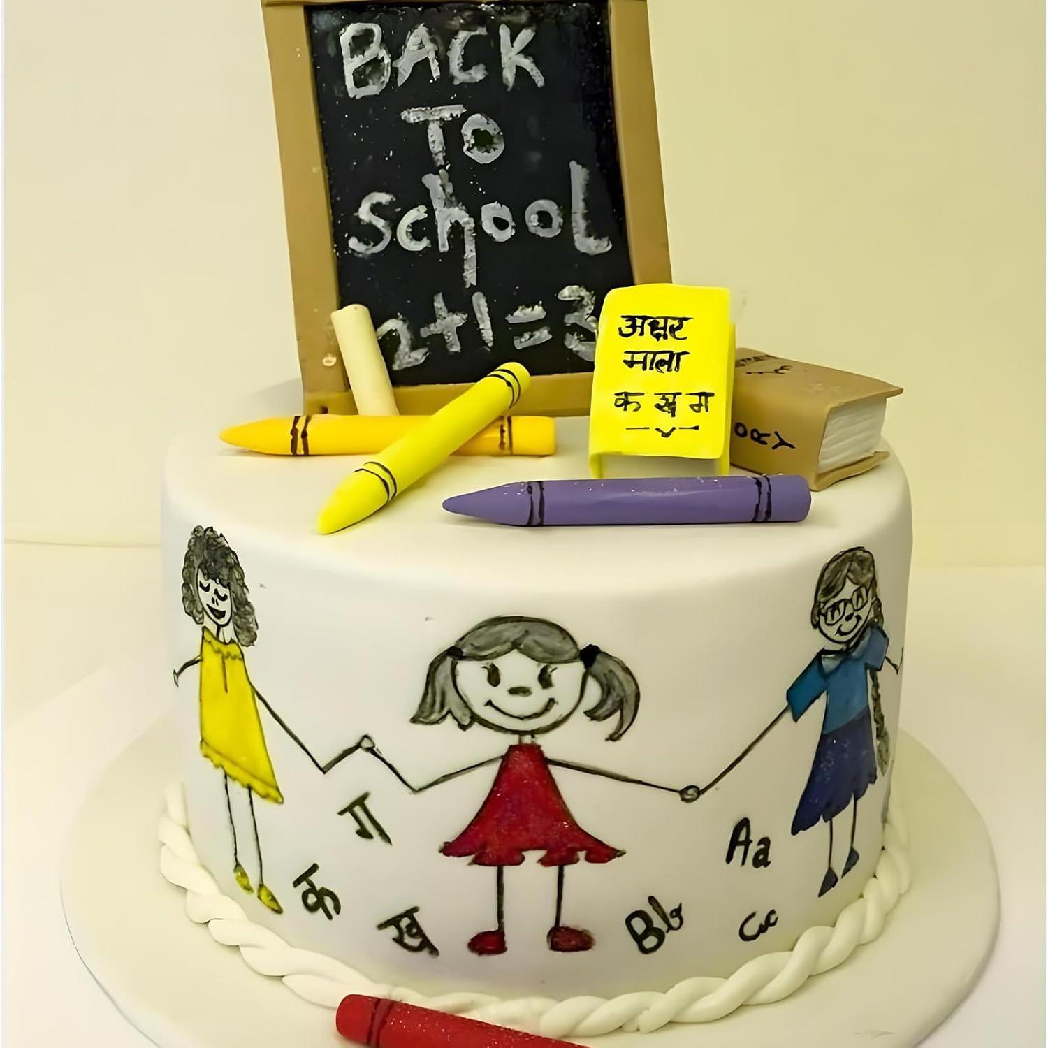 Moldes de Silicona para Fondant Regreso a Clases Xcake Lcook 4 Pcs