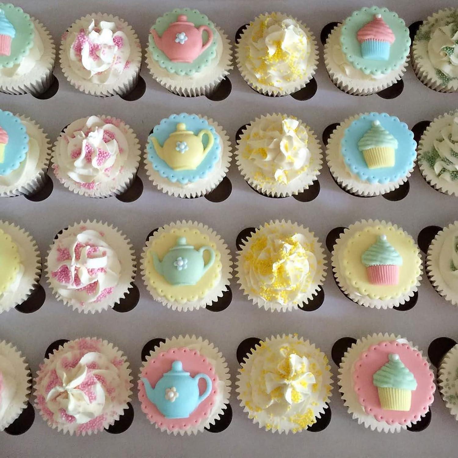 Moldes de Silicona para Pasteles y Cupcakes YWZBO 2 Pcs