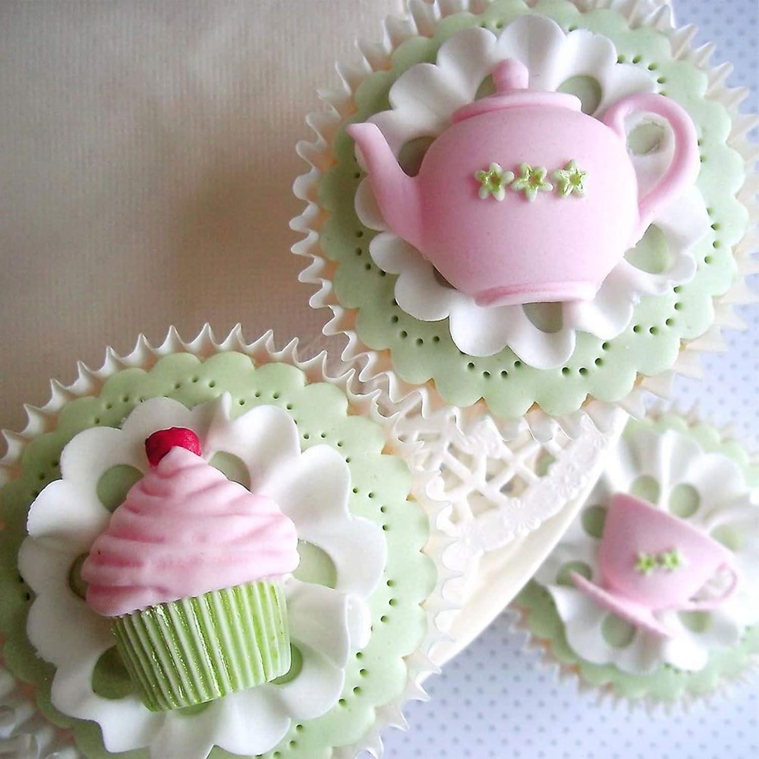 Moldes de Silicona para Pasteles y Cupcakes YWZBO 2 Pcs