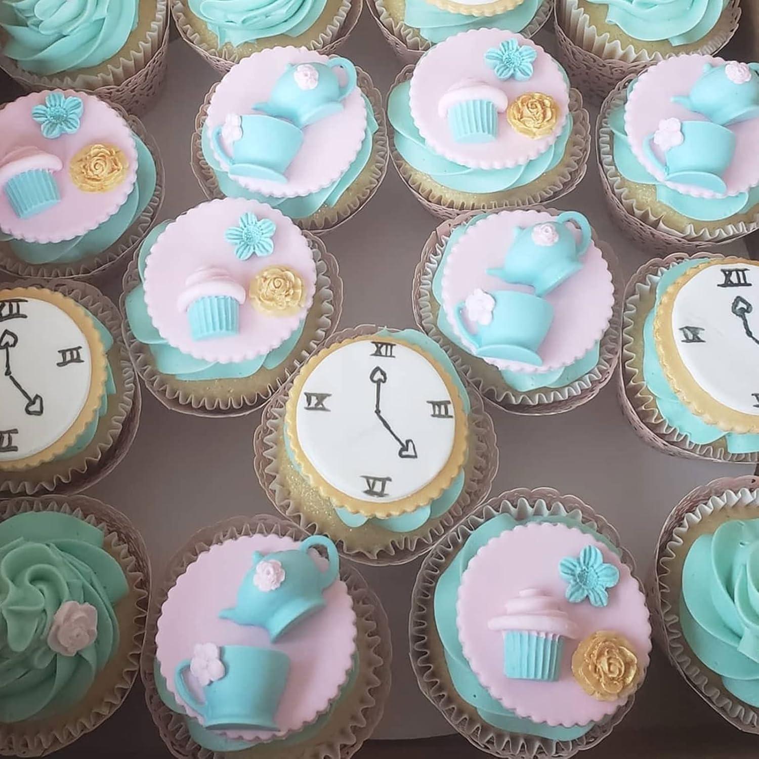 Moldes de Silicona para Pasteles y Cupcakes YWZBO 2 Pcs