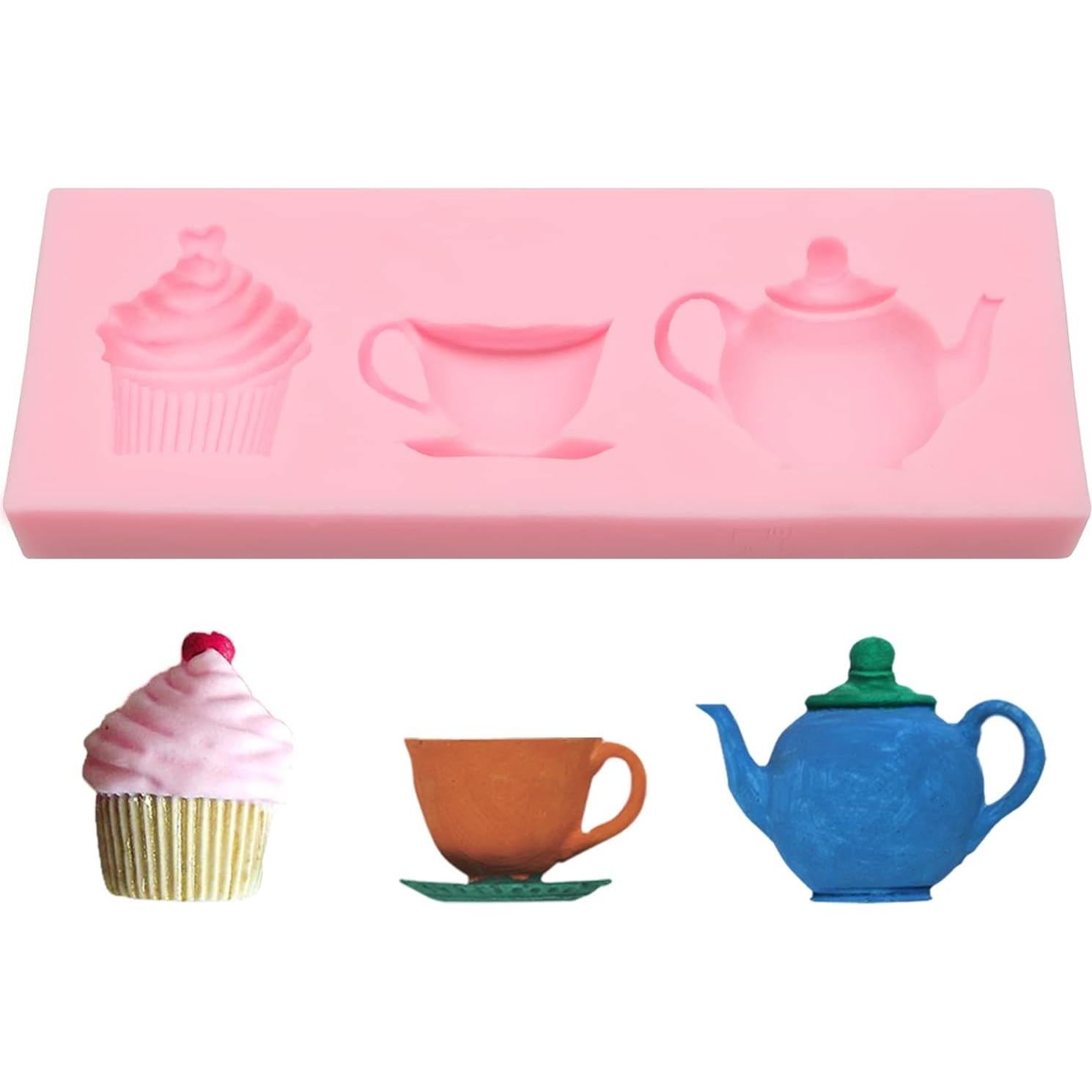 Moldes de Silicona para Pasteles y Cupcakes YWZBO 2 Pcs