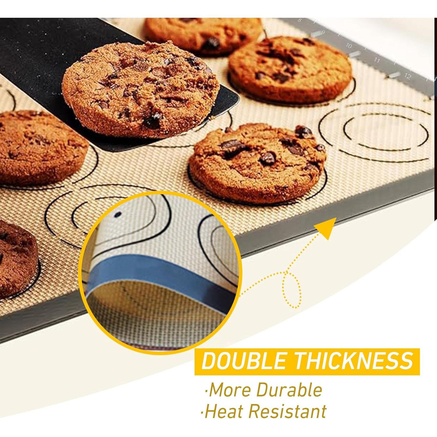 Mats de Hornear de Silicona Instrip - Set de 2 para Macarons